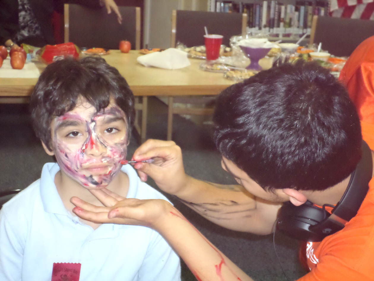 North face painting